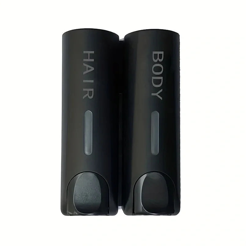 1/2/3Heads Manual Soap Dispenser Wall Mounted Hotel Shampoo Box Bath Box 400ML Soap Bottle Wall Hanger Press Dispenser Home