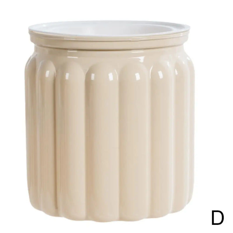 NEW High-end Hydroponic Plants Pot Self Watering Flowerpot Indoor Mini Succulent Planter Tabletop Vase Self-watering Plastic Pot