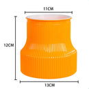 Transparent Plastic Flower Vase Self Watering Plant Pot Double-layer Automatic Lazy Potted Hydroponic Pot Garden Home Dector