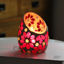 Romantic Flower Beveled Glass Mosaic Candlestick Fashion Home Decoration,European Mosaic Glass Votive Candle Holder,Wedding