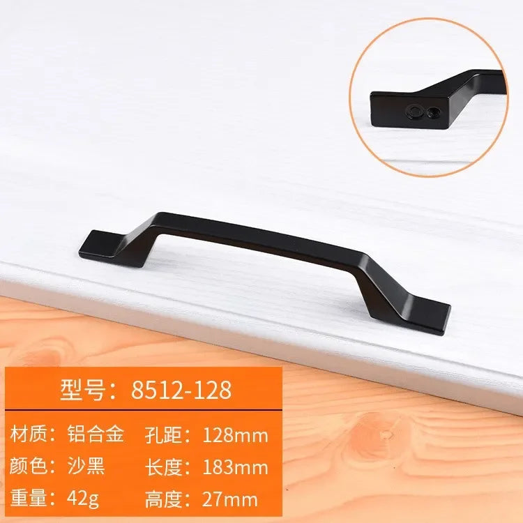 Black Handles Furniture Cabinet Knobs Muebles Handle Kitchen Handles Drawer Knobs Cabinet Pulls Cupboard Handles Knobs