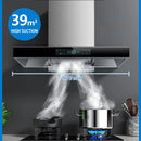 Top-suction Kitchen Hood Large Suction Range Hood Household European-style T-type Hood Extractor Cocina Campana Hotte De Cuisine