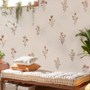 Flowers Wall Stickers for Bedroom Living Decor Wall Decals Girls Room Decorative Wall Stickers Baby Nursery Room Kids Room