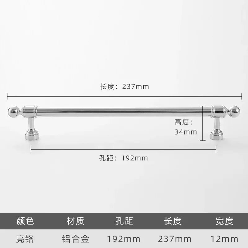 Cabinet Hardware Modern Minimalism Aluminum Alloy Kitchen Cabinet Handles for Bathroom Drawer Pulls Drawer Handles Door Knob