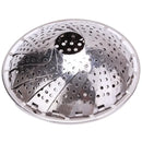 Multifunctional Steamer Plate Disk, Stainless Steel, Silver Magic, Retractable, Folding, Steaming Fruit