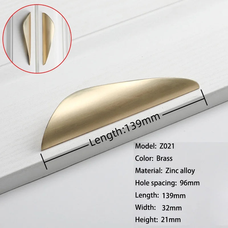 Simple Kitchen Cabinet Handels Furniture Decoration Door Handles Knobs for Cabinets and Drawers Zinc Alloy Drawer Pulls