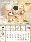 New 1pcs Mini Kitchenette Children'S Educational Toys Boy And Girl Pretend Play Kitchenette Real Cooking Full Set Chidren