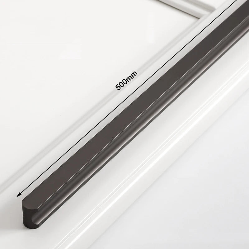 Furniture Drawer Pulls Aluminum Alloy Long Wardrobe Kitchen Cabinet Door Knobs Nordic Shoe Cupboards Cabinet Handles Hardware