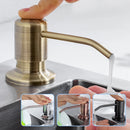 Kitchen Soap Dispensers 500ml Build in Dispenser Soap For Kitchen Bathroom Accessories Stainless Steel Pump Liquid PE Bottle