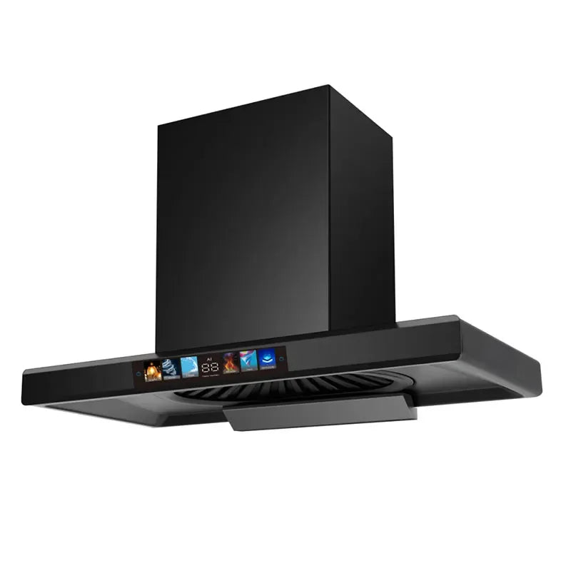 Auto clean range hood kitchen chimney hood Professional Stainless Steel Wall Mounted Range Hood