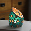 Romantic Flower Beveled Glass Mosaic Candlestick Fashion Home Decoration,European Mosaic Glass Votive Candle Holder,Wedding