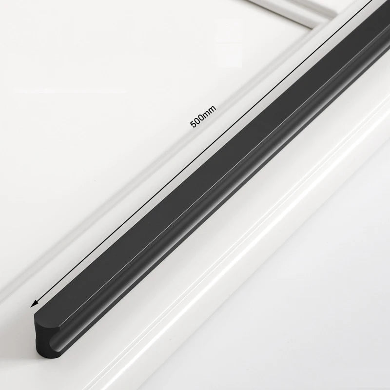 Furniture Drawer Pulls Aluminum Alloy Long Wardrobe Kitchen Cabinet Door Knobs Nordic Shoe Cupboards Cabinet Handles Hardware