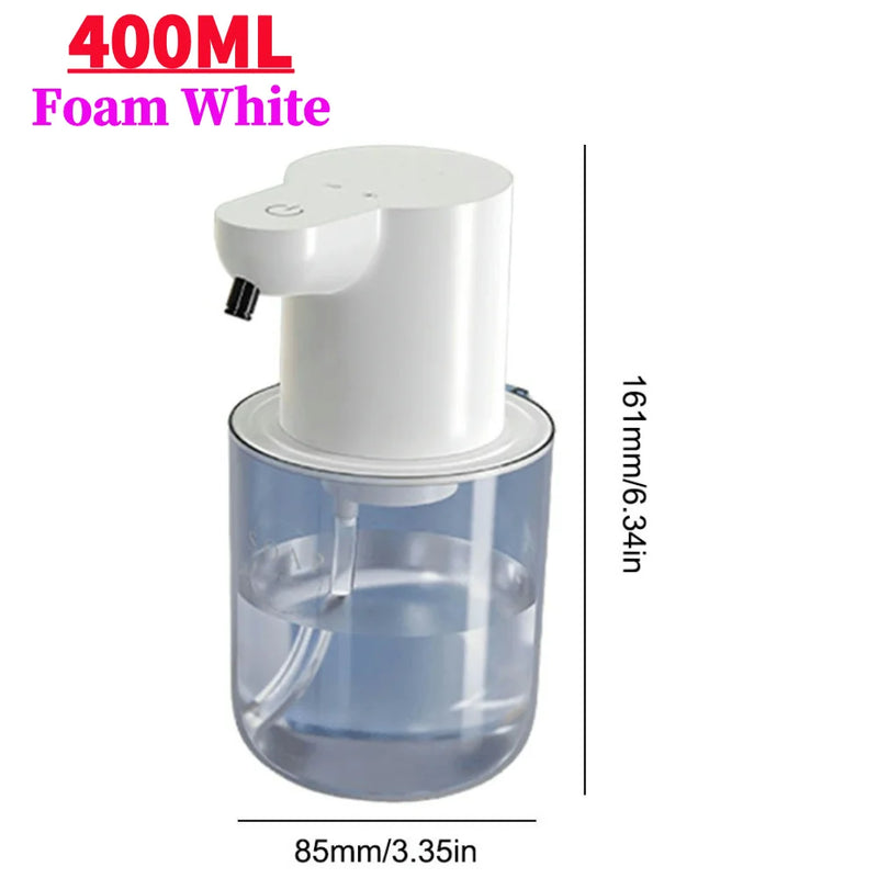 400/550ml Automatic Liquid Soap Dispenser Wall Mounted Infrared Sensor USB Rechargeable Smart Sanitizer Hand Washer For Bathroom