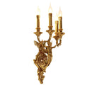 European brass wall candle sconce mermaid wall mounted operating lamp angel wall lights for home