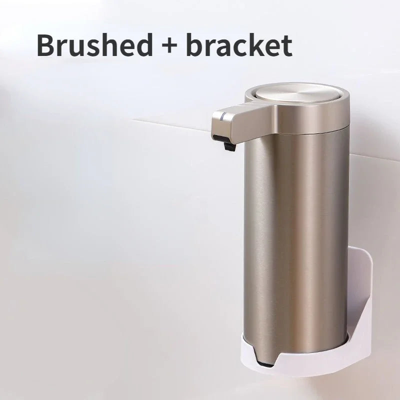 Automatic Liquid Soap Dispensers 304 Stainless Touchless Induction Sensor Steel Kitchen Metal Lotion Bottle Bathroom Accessories