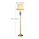 Ceramic Floor Lamp Home Decoration Sofas Stand Light European Retro Table Lamp Living Room Floor Lamp Bedroom Bedside