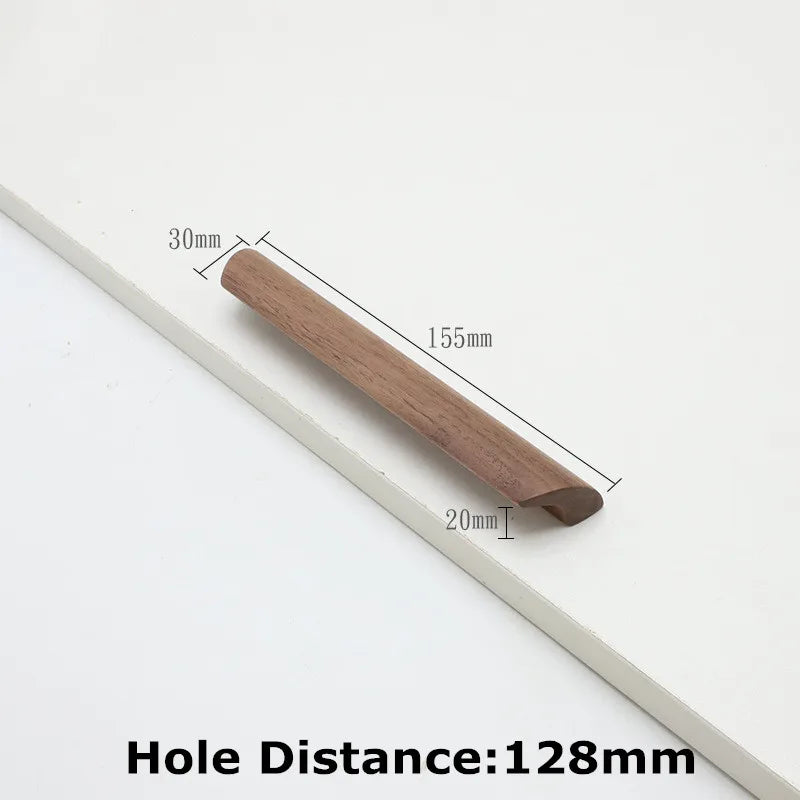 1pc Log Style Kitchen Cabinet Handle Drawer Solid Wood Furniture Wooden Door Drawer Knobs Cupboard Handles for Furniture
