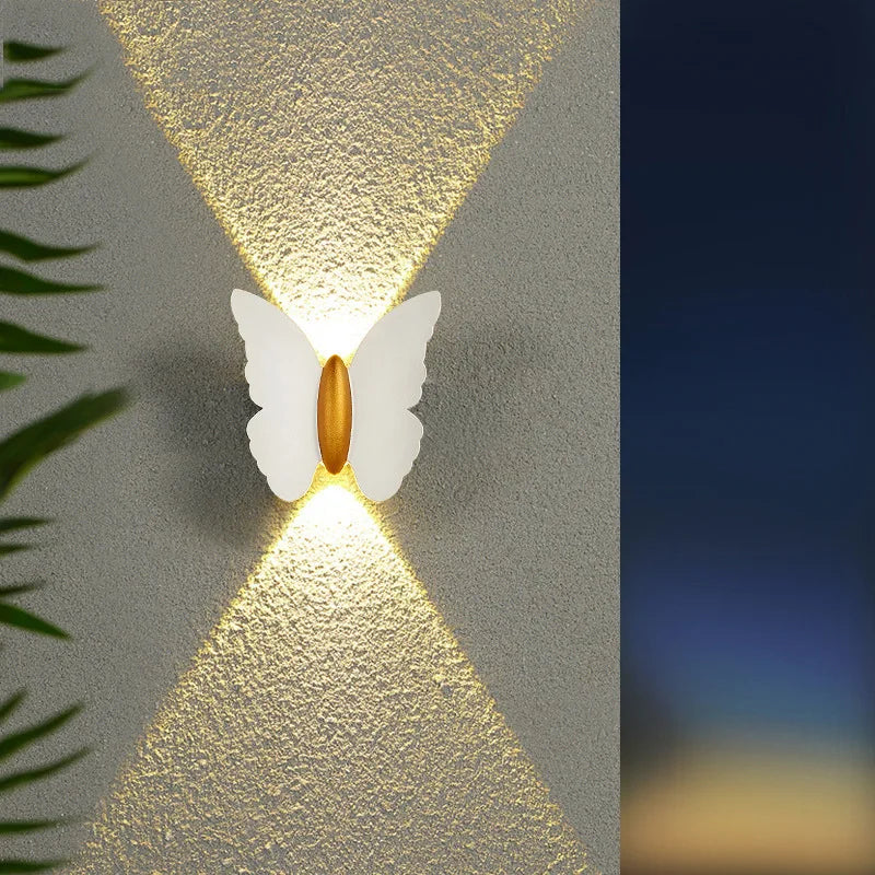 Outdoor Waterproof Wall Lamp, Butterfly Washing Wall Lamp, Minimalist Modern Staircase, Corridor Wall Lamp,