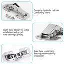 Steel Cabinet Hinges No-Drilling Slot Cabinet Door Bridge Hinges Kitchen Cabinet Cupboard Hinges Furniture Hardware Cushion Hing