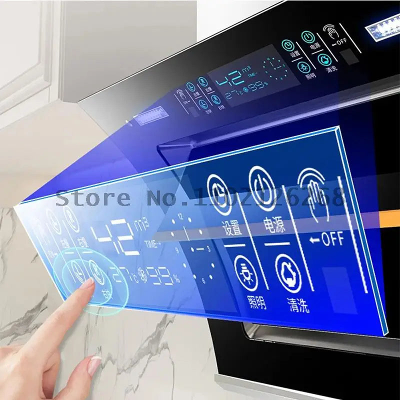 Household Multi-function Kitchen Range Hood Large Suction Double Motor Side Suction Small Rental Range Hood