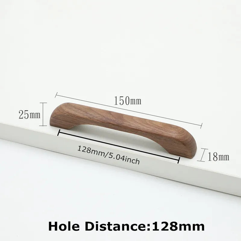 1pc Log Style Kitchen Cabinet Handle Drawer Solid Wood Furniture Wooden Door Drawer Knobs Cupboard Handles for Furniture