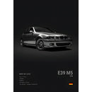 Luxury Black Classic latest sports car F80 M3 M4 M5 Z8 G80 B-BMW Cool Poster Home living room Wall Art Garage Room Decor