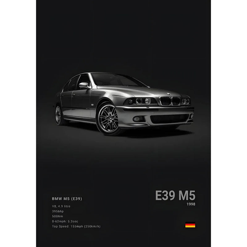 Luxury Black Classic latest sports car F80 M3 M4 M5 Z8 G80 B-BMW Cool Poster Home living room Wall Art Garage Room Decor