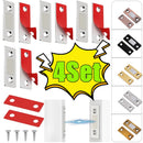 4/2/1Set Strong Magnetic Cabinet Catches Ultra-Thin Door Magnets Stops Invisible Adhesive Drawer Magnet Catch for Kitchen Closer