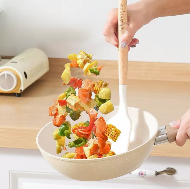 Maifanshi non stick pan frying pan, household frying pan, flat bottomed pan, induction cooker, gas stove, universal