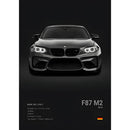 Luxury Black Classic latest sports car F80 M3 M4 M5 Z8 G80 B-BMW Cool Poster Home living room Wall Art Garage Room Decor