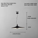 Italian Postmodern Irregular Nordic LED Chandelier for Living Dining Room Bedroom Exhibition Hanging Lamp Black Decor Lights