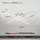Black chandelier square bedroom lamps living room lamp led ceiling lamp Nordic minimalist creative led ceiling lamp strip lights