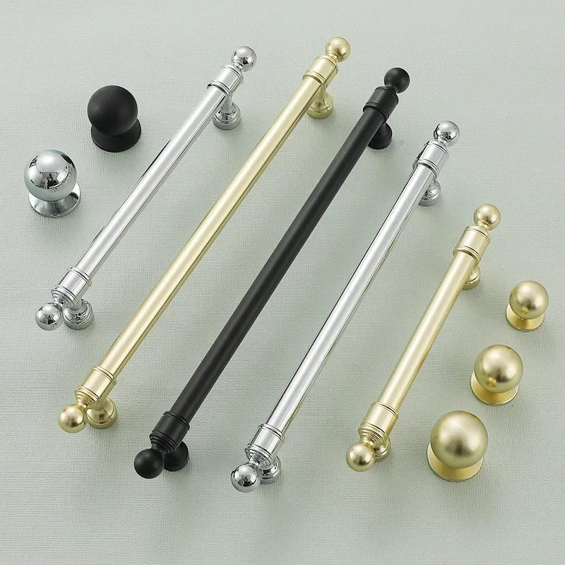 Cabinet Hardware Modern Minimalism Aluminum Alloy Kitchen Cabinet Handles for Bathroom Drawer Pulls Drawer Handles Door Knob