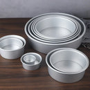 2-9 Inches Round Cake Mold with Removable Bottom DIY Aluminum Alloy Baking Cheesecake Pan Mould Fondant Dessert Decoration Tools