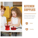 13 Pcs Decor Play House Toy Educational Learning Miniature Kids Interactive Kitchen Red Plaything Cooking Themed Toddler
