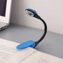 USB Mini LED Book Night 3 Light Color Adjustable Brightness Clip-On Study Reading Lamp Rechargeable for Travel Bedroom Reading