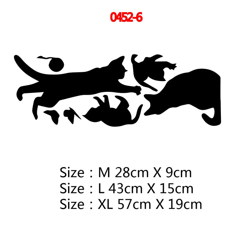 Creative Lazy Black Cat Wall Sticker Home Room Decoration Murals Wall Decals Art Wallpaper Amimals Vinyl Stickers