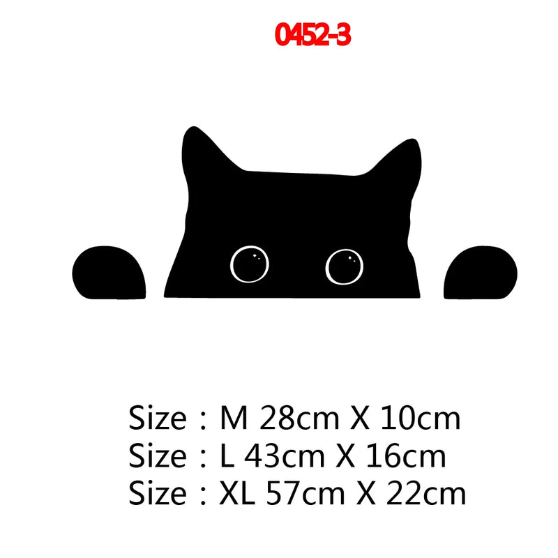 Creative Lazy Black Cat Wall Sticker Home Room Decoration Murals Wall Decals Art Wallpaper Amimals Vinyl Stickers