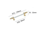 Modern Light Luxury European Wardrobe Cabinet Door Handle Drawer Shoe Cabinet Furniture Hardware Circular Tube Handle