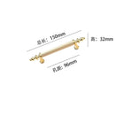 Modern Light Luxury European Wardrobe Cabinet Door Handle Drawer Shoe Cabinet Furniture Hardware Circular Tube Handle