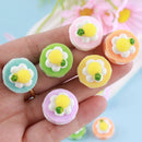 10Pcs Dollhouse Simulation Miniature Layer Cake Model Mini Dessert Food Toys Dolls House Kitchen Dinning Room Decor Accessories