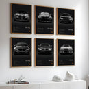Luxury Black Classic latest sports car F80 M3 M4 M5 Z8 G80 B-BMW Cool Poster Home living room Wall Art Garage Room Decor
