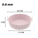 Round Air Fryer Accessories Silicone Tray Mat Grill Pizza Oven Baking Trays Pan Mats Chicken Basket Mat AirFryer Silicone Pots