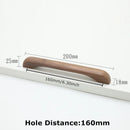 1pc Log Style Kitchen Cabinet Handle Drawer Solid Wood Furniture Wooden Door Drawer Knobs Cupboard Handles for Furniture