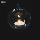 1Pcs Fashion Candle Holder Hanging Clear Globe Glass Terrarium Air Plant Decor for Your Family Dinner, Wedding, Party, etc