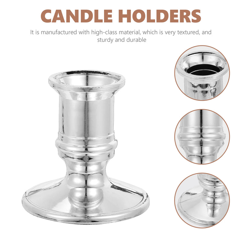 20Pcs Candlestick Candle Base Holder Wedding Table Decoration Party Living Room Home Decor Modern Traditional Dinner Candlestick