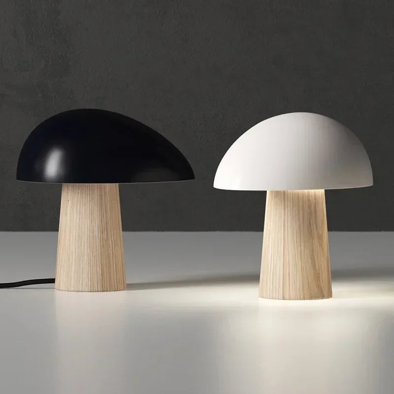 Minimalist Mushroom Table Lamps Bedroom Bedside Lamps Kid's Room Night Light Study Room Hotel Desk Light Living Room LED Light