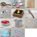 Dollhouse Mini Kitchen Furniture Toys Full Set Models for Doll House Kitchen Furniture Decorative Accessories