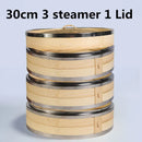 stainless steel Bamboo wooden bun Steamer Kitchen Cookware Fish Rice Dim Sum Basket Rice Pasta Cooker food Steamed stuffed