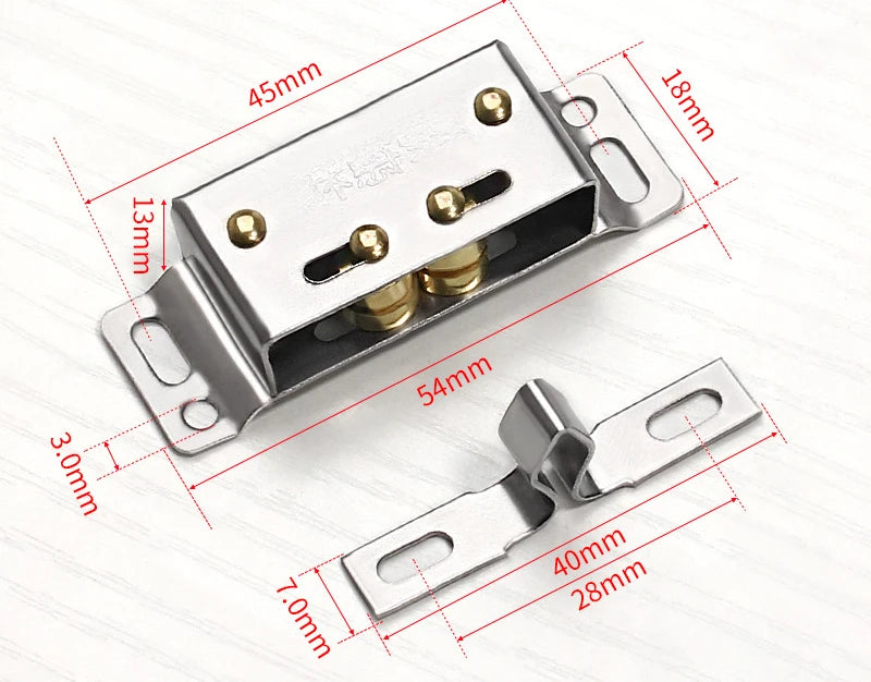 Magnet Cabinet Catches Door Stop Closer Stoppers Damper Buffer for Wardrobe Hardware Furniture Fittings Accessories Drawers